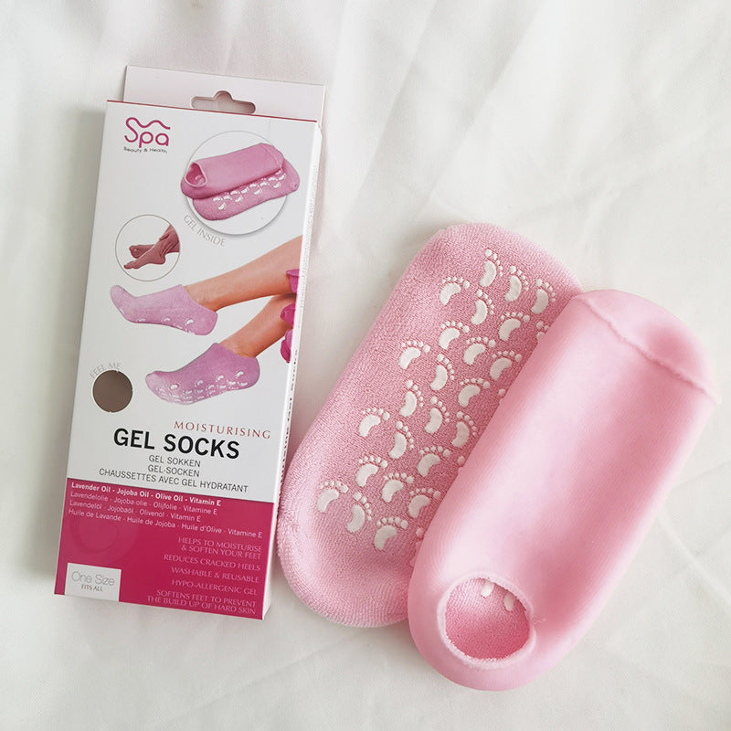 Essential Oil Moisturizing Gel Socks