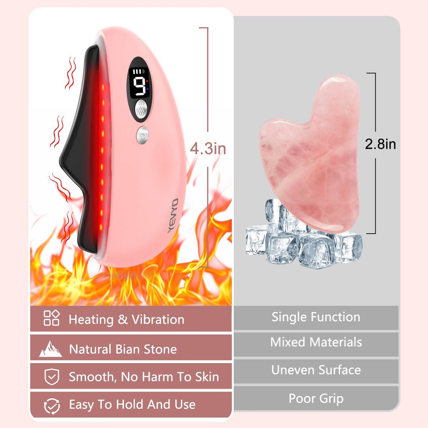 Obsidian Guasha Massage Tool