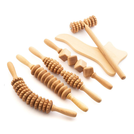 Wooden Massage Roller Suit