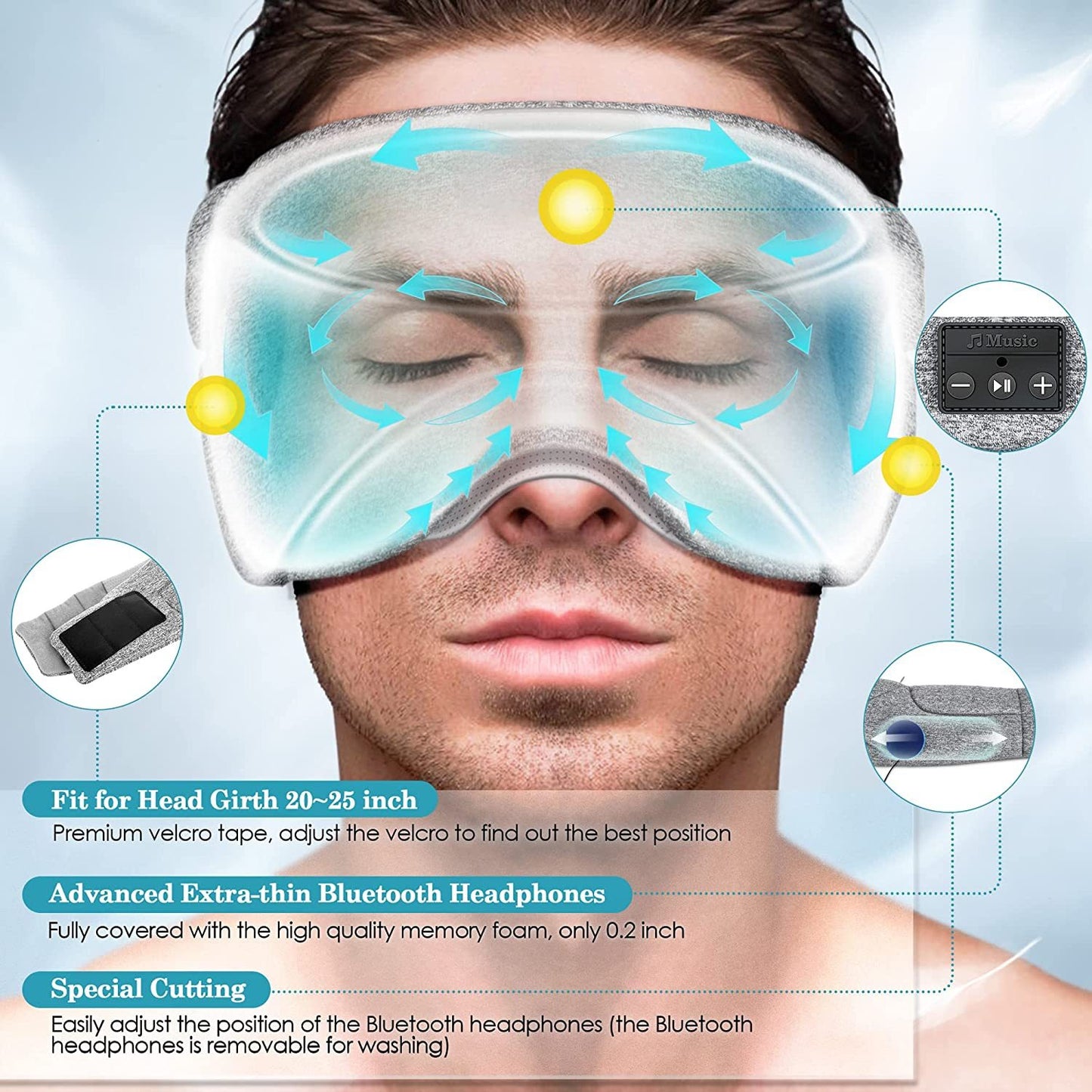 White Noise Sleep Eye Mask
